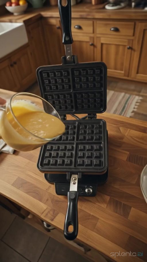 Belgian Waffle Maker & Orange Juice — restaurant video