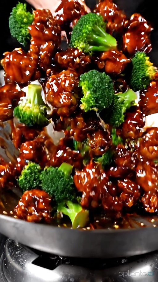 General Tso's Chicken with Broccoli