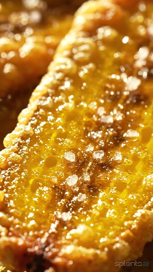 Glistening Fried Plantain Slice