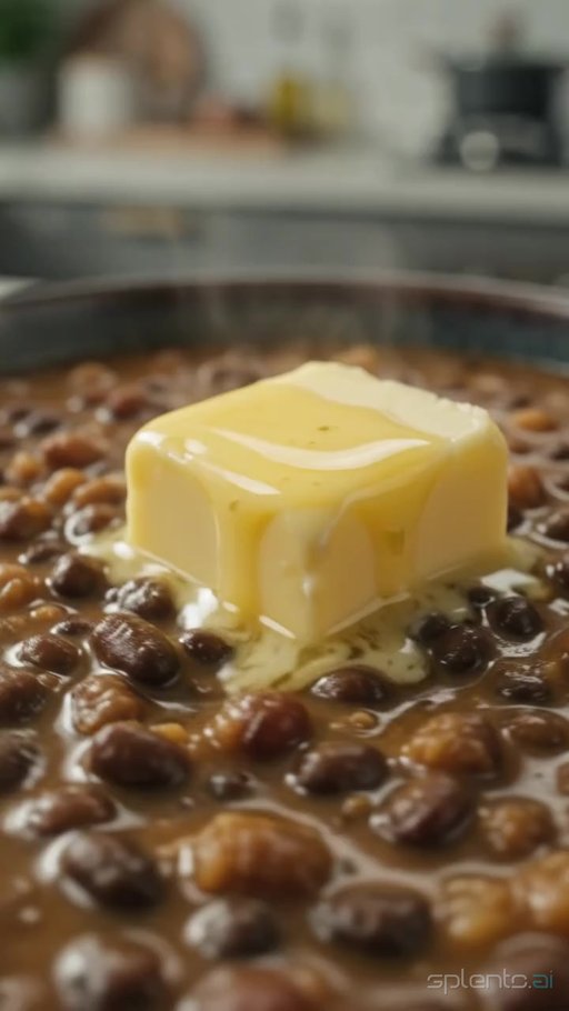 Black Bean Soup with Butter
