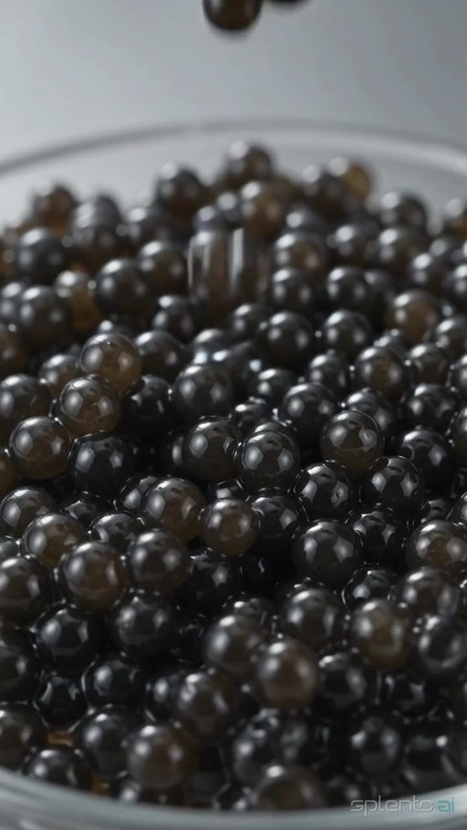Black Tapioca Pearls — restaurant video