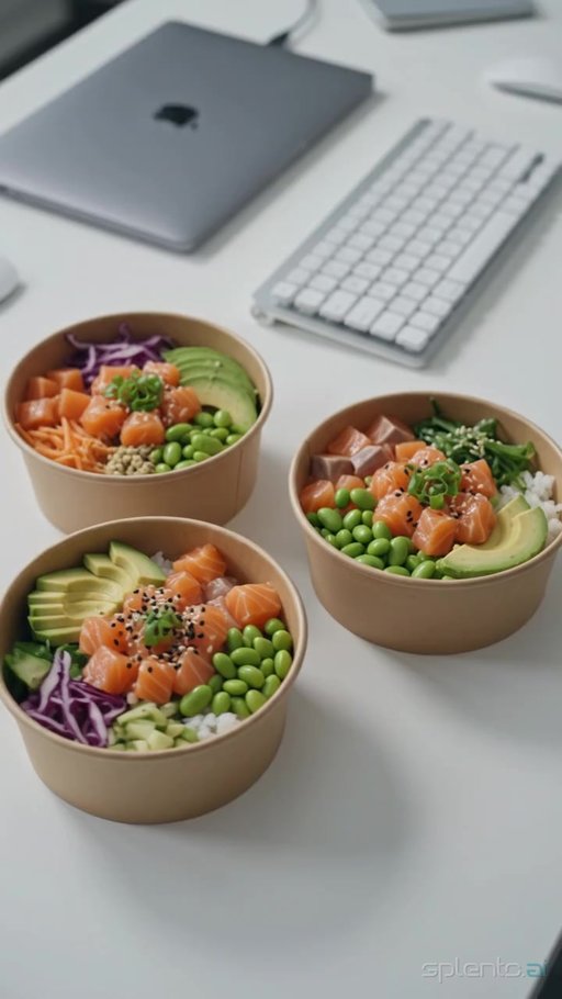 Modern Salmon Poke Bowls — restaurant video
