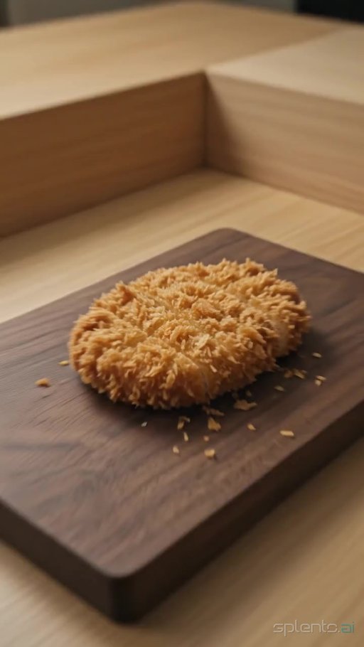 Circular Fried Rice Cake — restaurant video