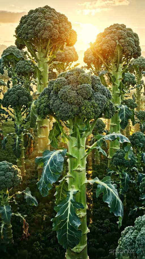 Surreal Broccoli Forest