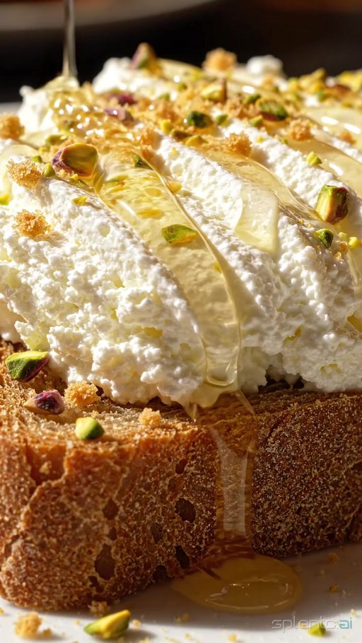 Whipped Ricotta Toast with Honey