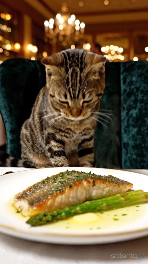Elegant Cat Meal