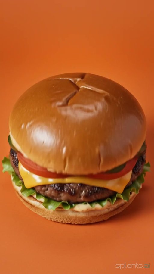 Cheeseburger with Lettuce & Tomato — restaurant video
