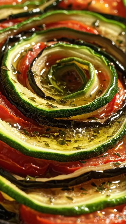 Spiral Vegetable Dish