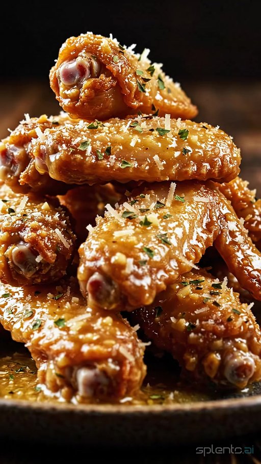 Crispy Garlic Parmesan Chicken Wings — restaurant video