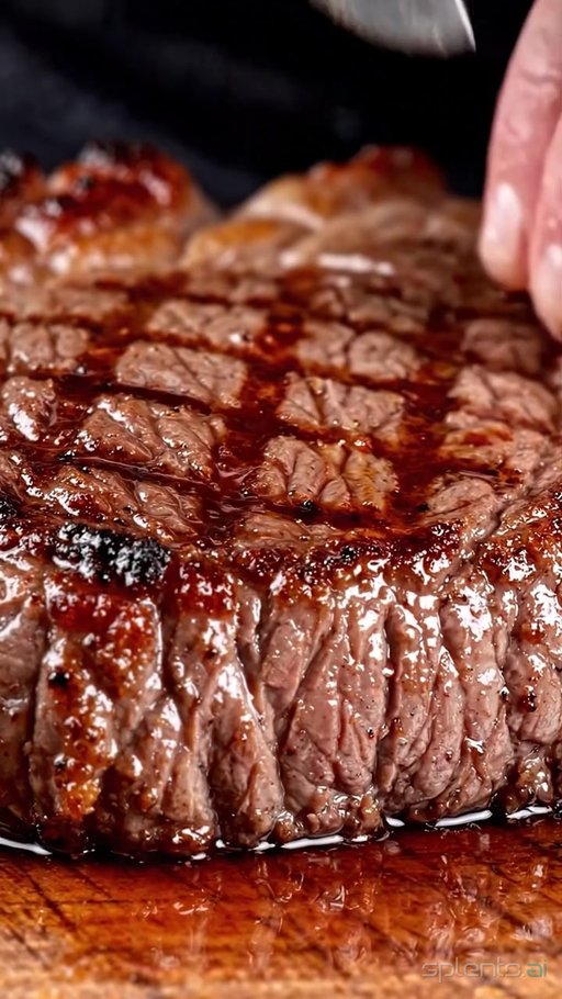 Seared Steak Slice
