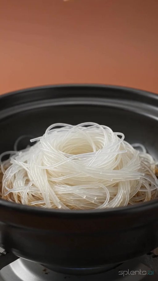 Minimally Styled Rice Noodles