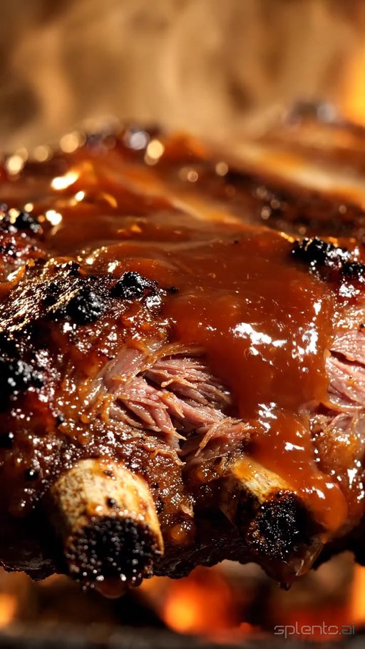 Glazed Barbecue Ribs