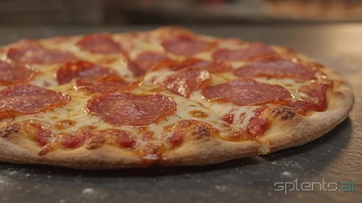 Pepperoni Pizza Slice — restaurant video