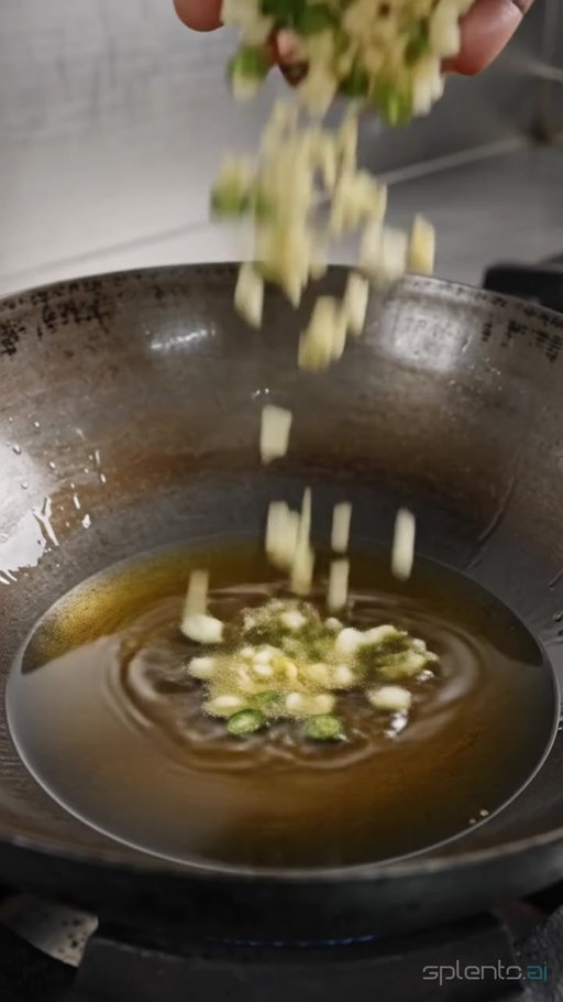 Garlic Sautéing