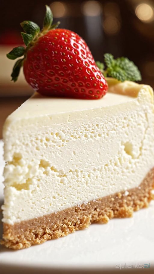 Creamy Strawberry Cheesecake