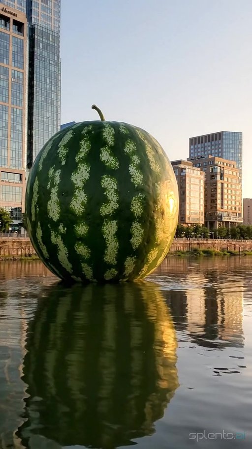 Giant Watermelon River Photo
