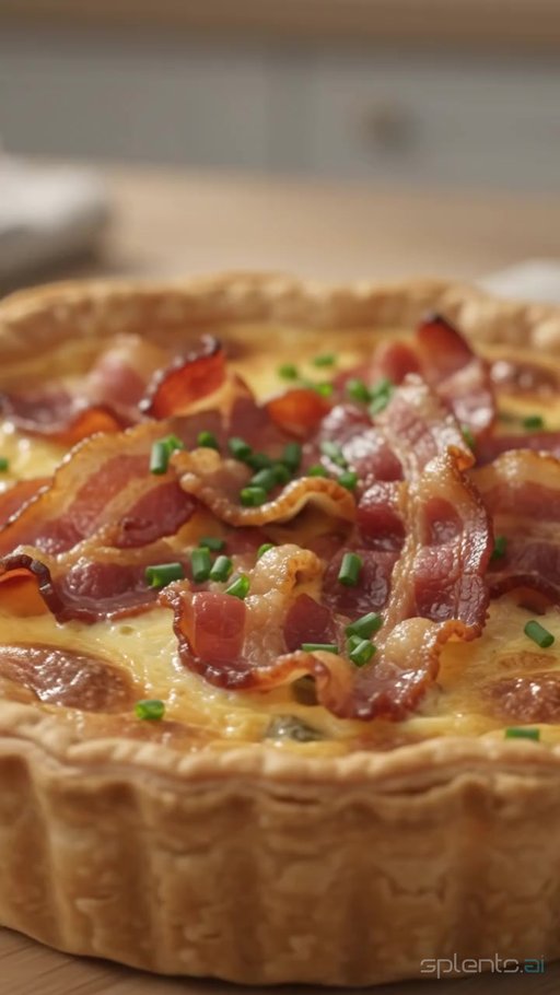 Crispy Bacon Quiche Lorraine