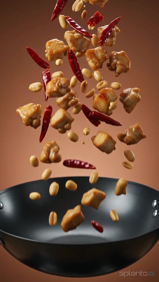 Fried Chicken with Peanuts and Chili