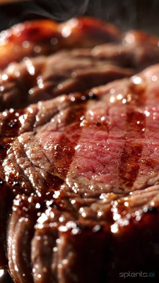 Seared Steak Close-Up