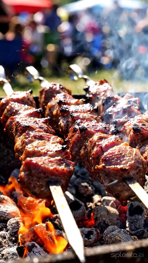 Charcoal Grilled Skewers