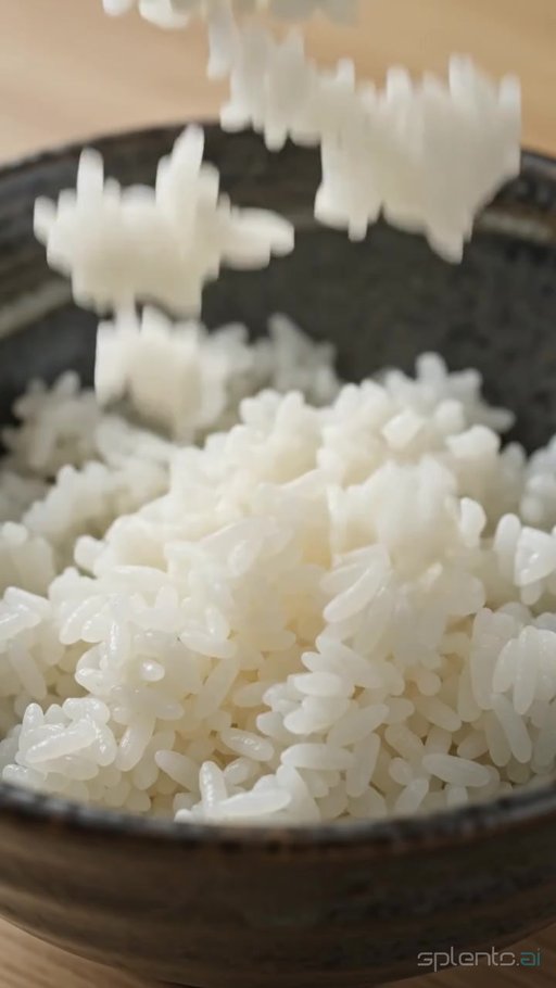 Simple White Rice Shot