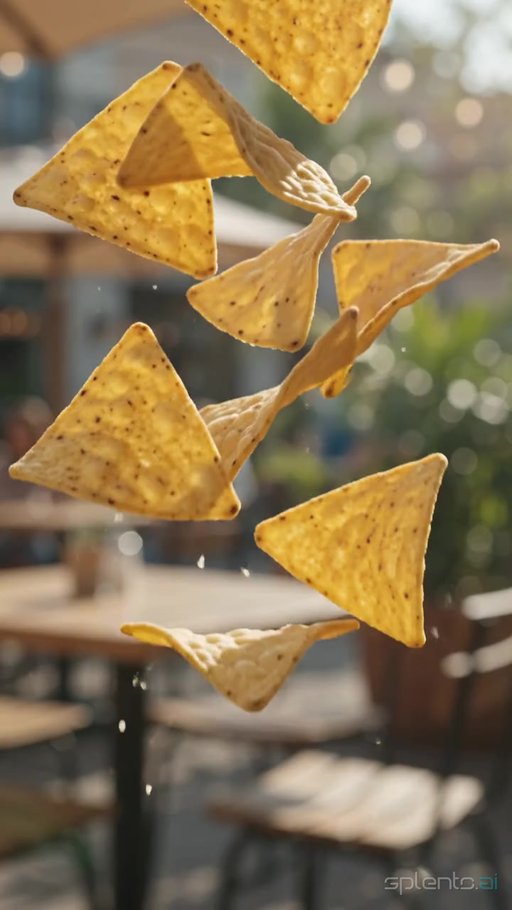 Suspended Tortilla Chips