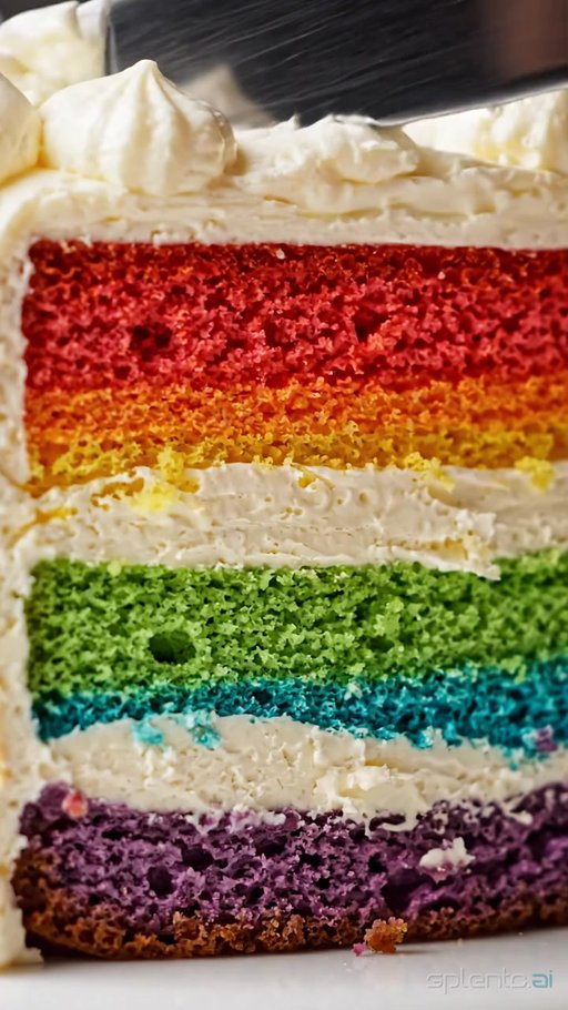 Rainbow Layer Cake