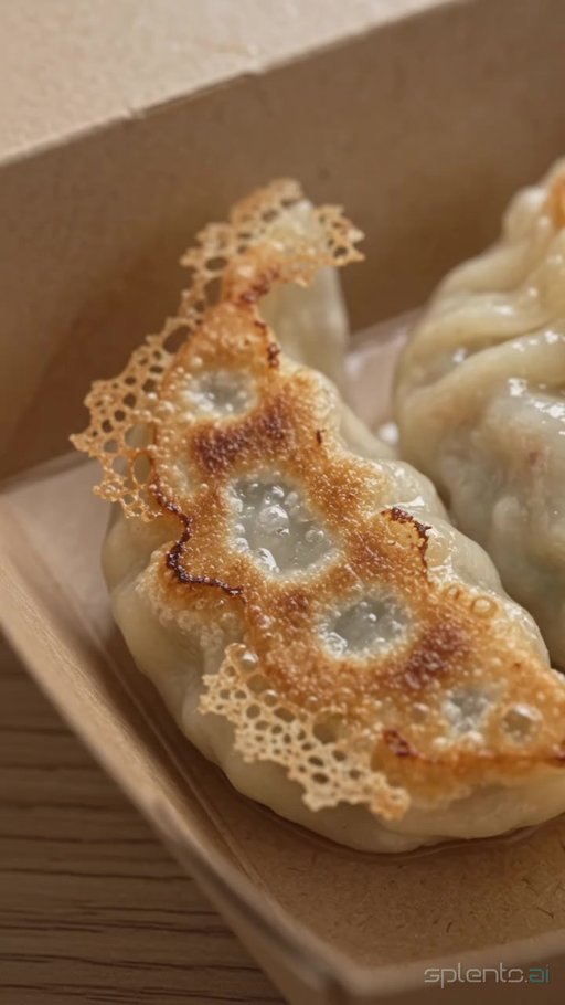 Pan-Fried Dumplings Takeaway Box Pan