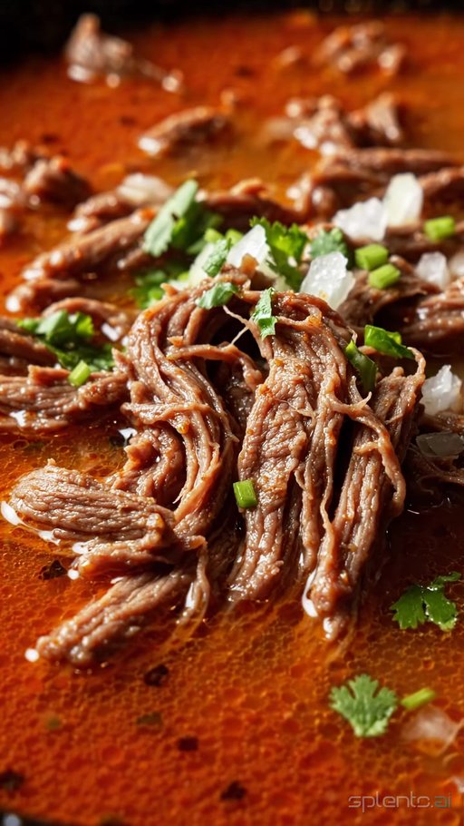 Shredded Beef Birria Stew