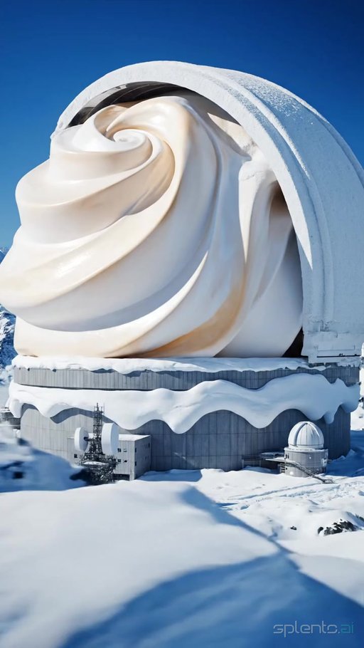 Snow-covered Observatory Ice Cream