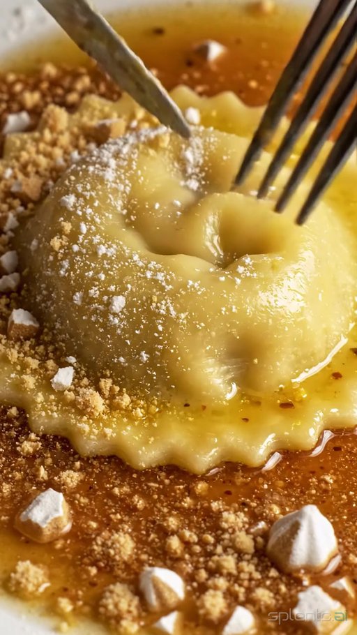 Pumpkin Ravioli Close-Up