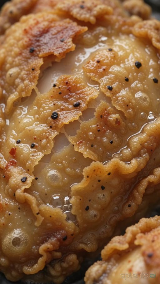 Crispy Fried Chicken Sizzling Pan