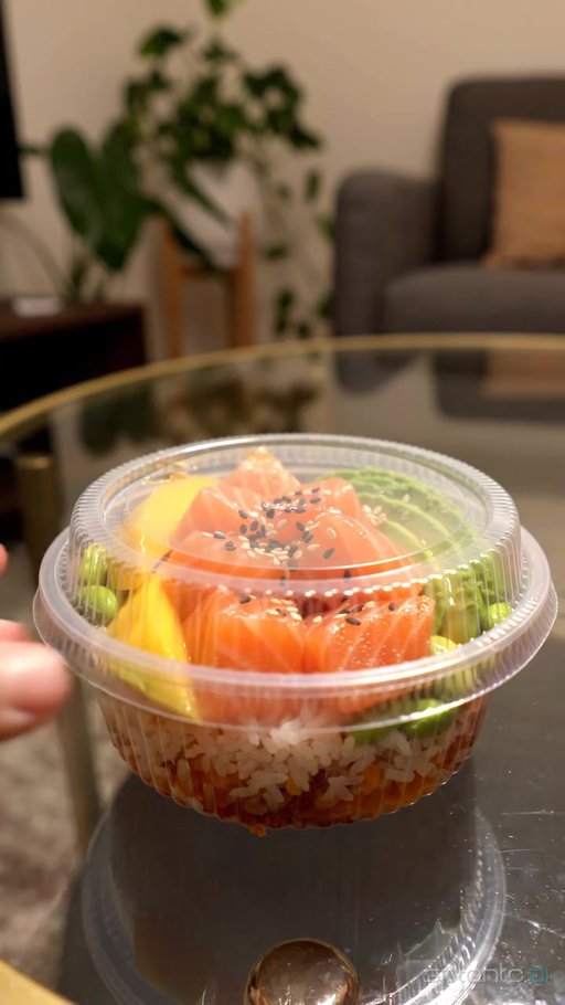 Salmon Poke Bowl — restaurant video