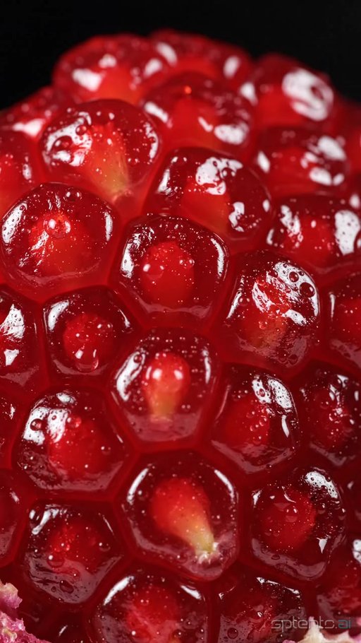 Dramatic Pomegranate Macro