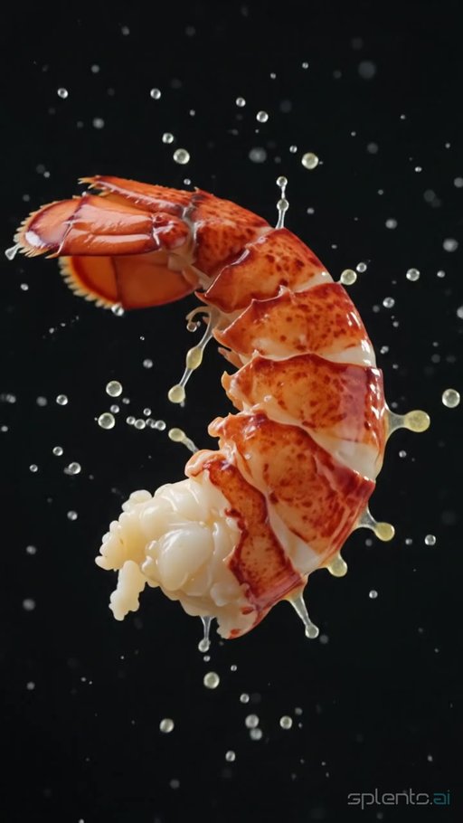 Cooked Lobster Tail Close-Up — restaurant video
