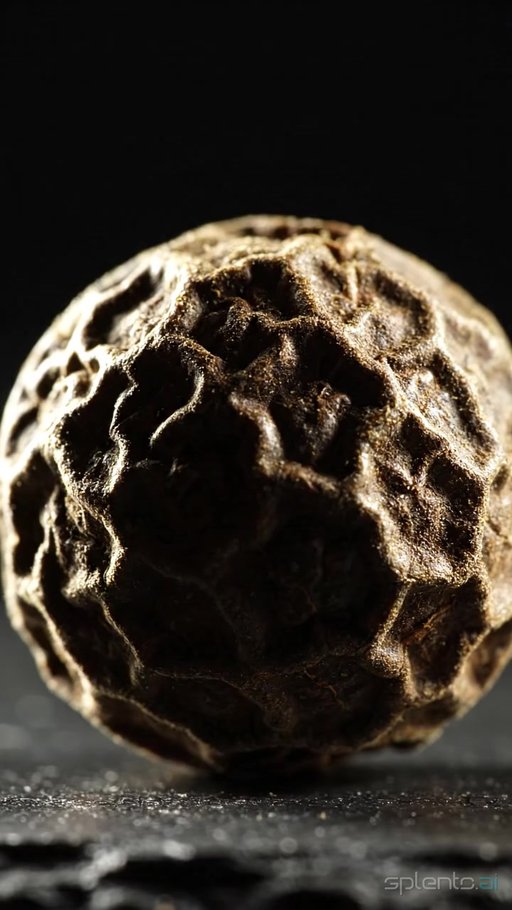 Single Black Peppercorn Macro