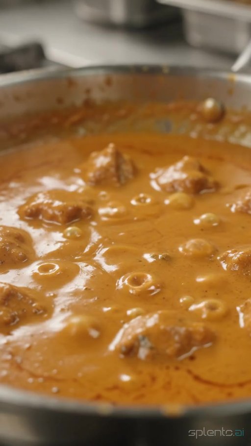 Butter Chicken Macro Shots