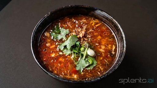 Hot and Sour Noodle Soup Slice