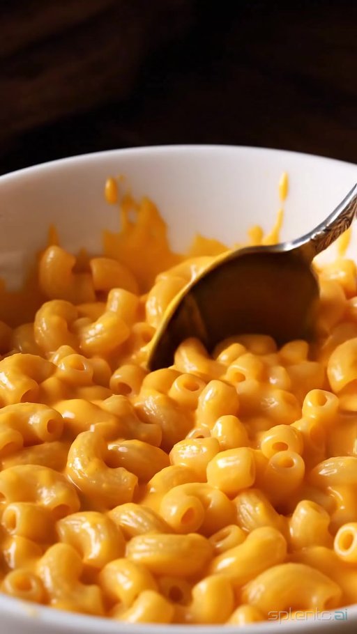 Macaroni and Cheese Close-Up