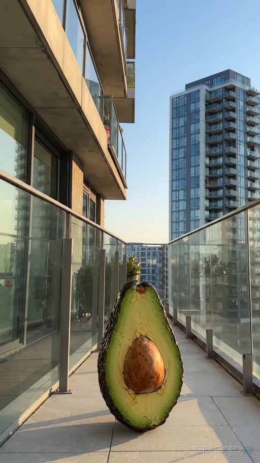 Avocado on Balcony