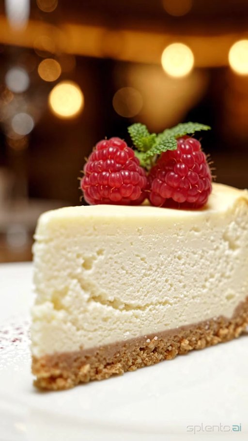 New York Cheesecake Slice — restaurant video