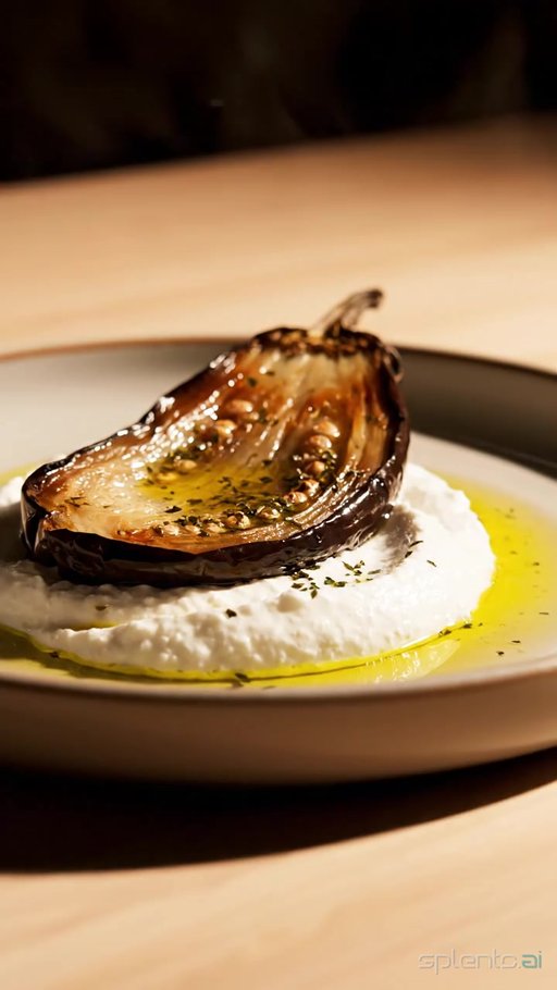 Roasted Eggplant With Ricotta
