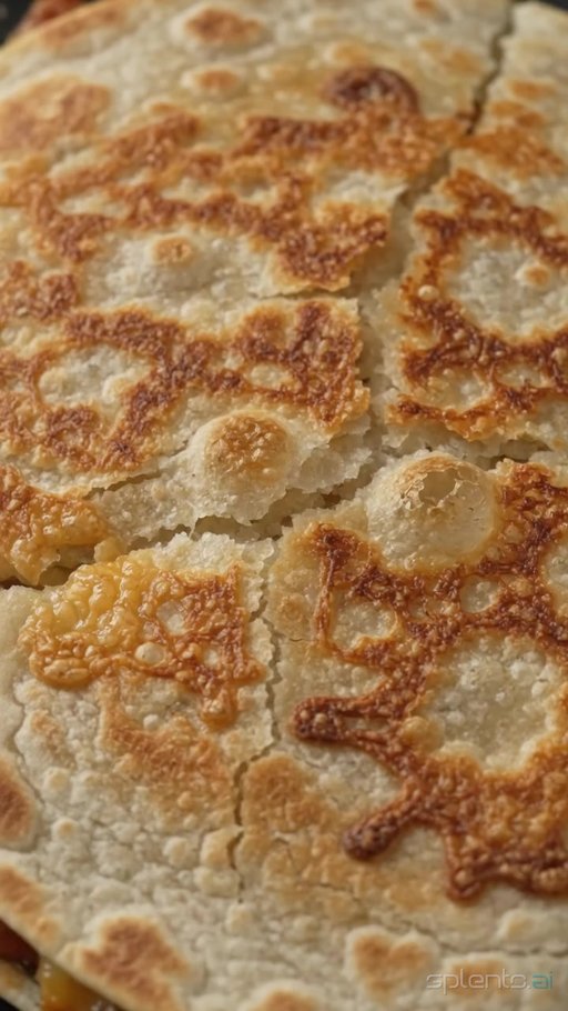 Crispy Golden Quesadilla Push-In