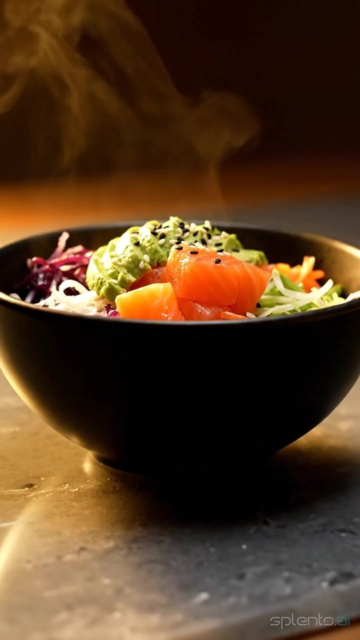 Vibrant Salmon Poke Bowl