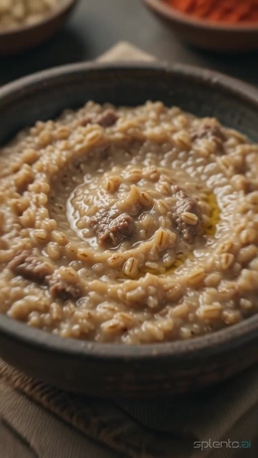 Rustic Porridge with Meat