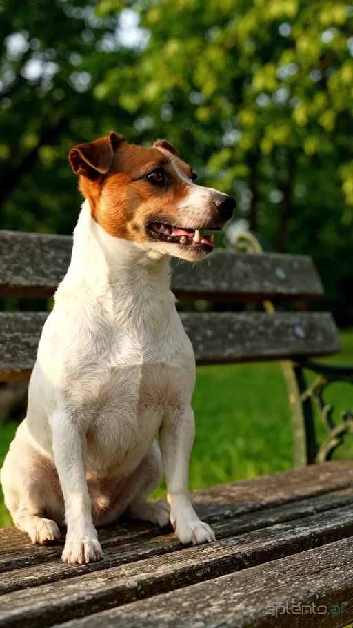 Sunny Dog Portrait