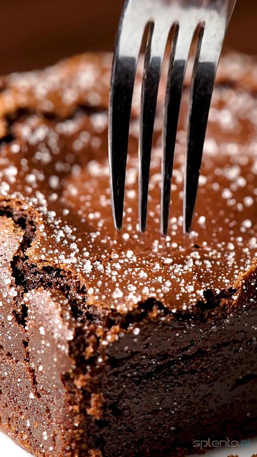 Silver Fork Breaks Dark Chocolate Brownie