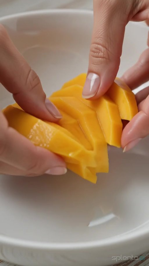 Fresh Mango Peeling