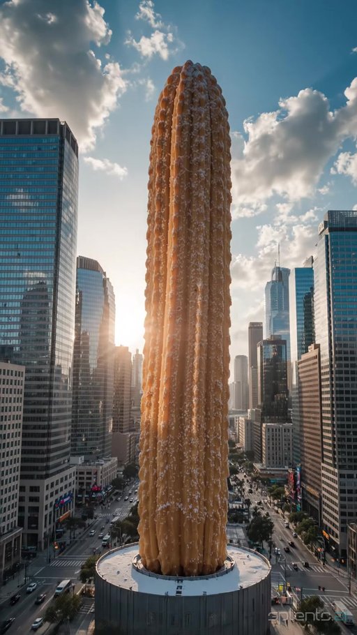 Golden Hour Cactus Sculpture