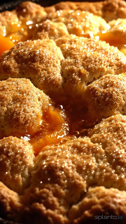 Rustic Peach Cobbler
